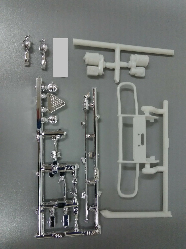 1984 GMC 4×4 Pickup Fall Guy Truck 1/25 brush guard winch chrome tow hook cb