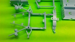 2006 Ford GT 1/25 Frame Chassis Axle Suspension Floor Pan Model Car Parts