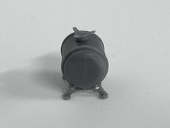 1:18 Moon Style Gas Tank (Set Of Two) 3d Printed