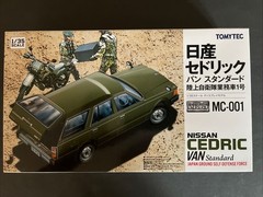 Tomytec 1/35 MC-001 Nissan Cedric Van JGSDF Military Vehicle New Open Box