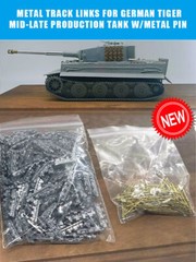 DIY Track Link Brass pins For 1/35 German Tiger Mid-Late Tank Model Accessories