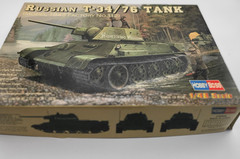 HobbyBoss T-34/76 Russian Tank Model 1943 – Partially Built