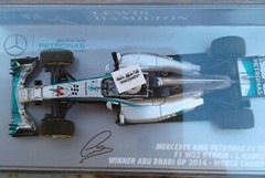 1/43 MINICHAMPS MERCEDES AMG PETRONAS F1 Team Hamilton,world champion2014 !!