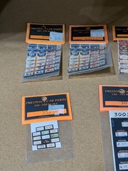 Prestons Car Parts – #5 – 1:24 Scale – Assorted License Plate Decals – NOS