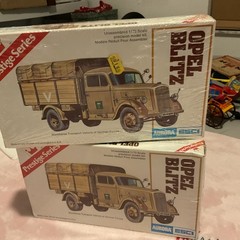 Opel Blitz-(-1977-)Model Kit 1:72-ESCI Aurora Prestige-FACTORY SEALED lot of Two