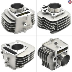 Anxingo 52.4mm Aluminum Cylinder Big Bore Kit with Piston Kit and Gaskets,