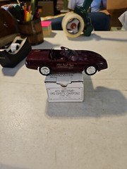 AMT ERTL 1993 CORVETTE CONVERTIBLE RED PROMO CAR 40TH ANNIV. ROAD TOUR