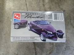 🔥AMT ERTL 1997 Plymouth Prowler with Trailer Model Kit 8588 1/25 Scale