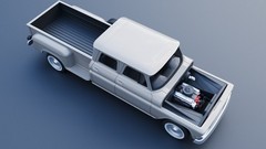 3d Printed 1/25 1965 Gmc Crew Cab Pickup Model Kit