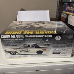 Lindberg Color Me Gone 1964 Dodge 330 Super Sport 1:25 Model Kit Car New F/S