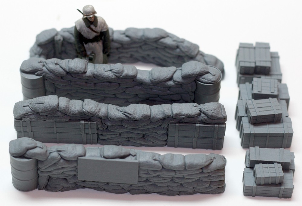 1/35 Sandbag Walls (Check Point) – Value Gear Details DP006