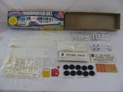 1972 AMT 1/25 Tournament of Thrills Transporter Set Ford C-900 w/ 5 Car Trailer