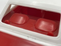 1964 Ford (sort of) Police 2door Hardtop 1/25 GAY TOYS Red/White Plastic Coaster