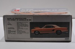 AMT ERTL 1967 CHEVELLE SS 396 PRO STREET SCALE 1:25 MODEL KIT 6986