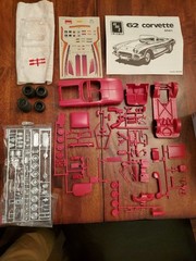 1962 Corvette Convertble AMT 1:25 Build 3 Ways New Open Box Complete