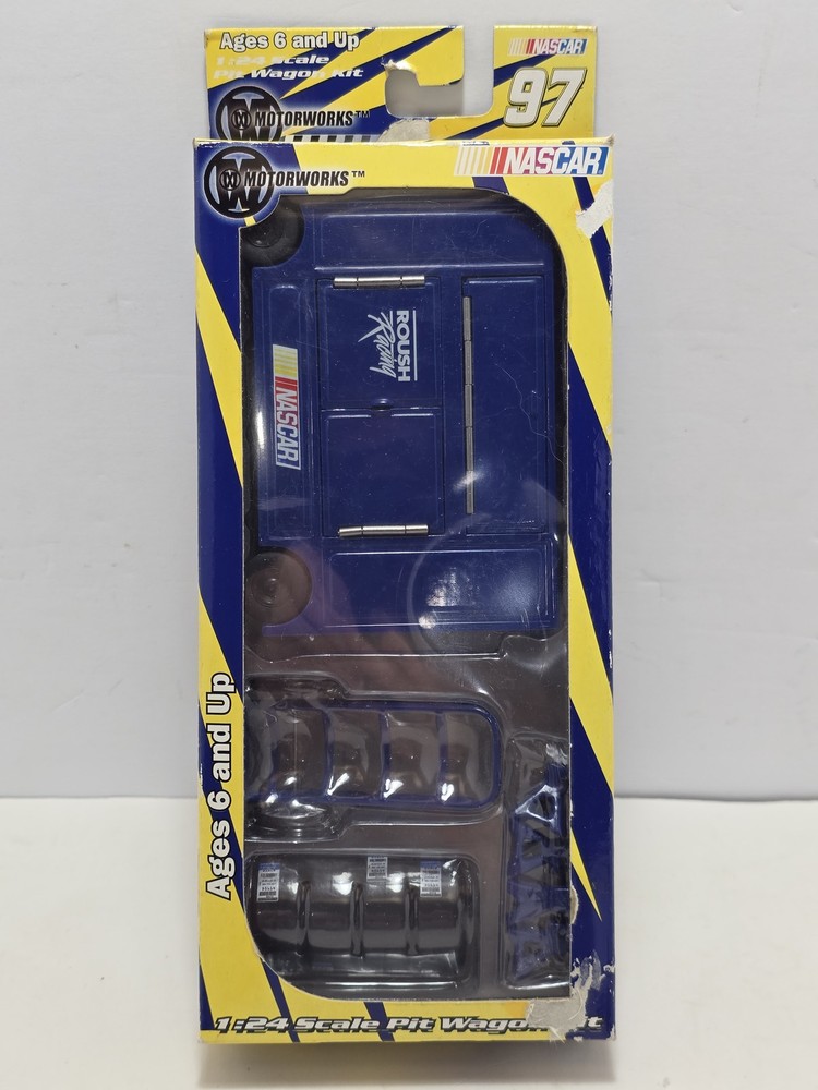 MOTORWORKS NASCAR 97 IRWIN RACING 1:24 Scale Pit Wagon Model Kit Roush Racing