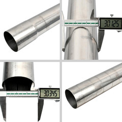 409 Steel 3” Inch OD Straight Exhaust Pipe Mandrel Tubing Pipe 48″ / 4 Ft Long