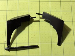 Monogram Revell 1/8 Jaguar E Type Parts Kit Bash Interior Pieces #101 & #102