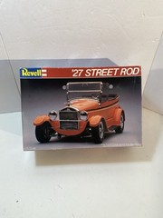 Revell 7238 1927 Street Rod 1/25 Scale Model Kit Open Box Unbuilt