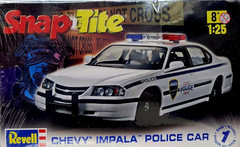 Chevy Impala Police Car Revell Snap Tite 1:25 NEW FACTORY SEALED *US Seller*