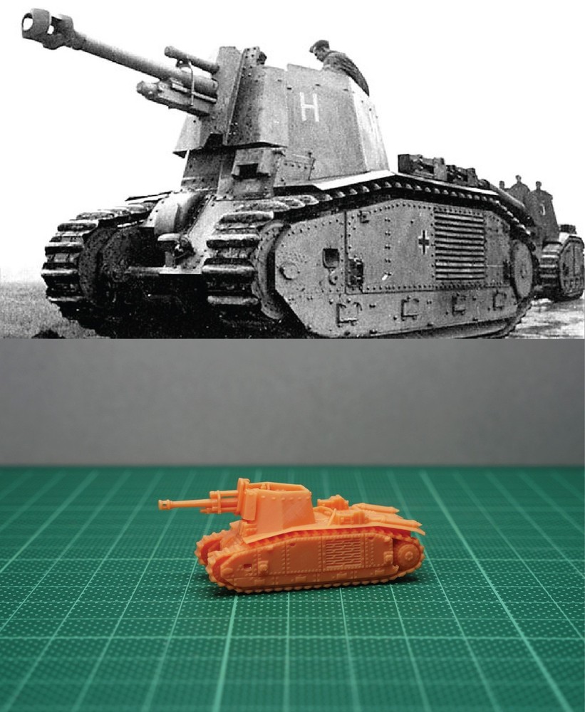 1/144 WWII German 10.5cm leFH 18/3 auf.B2(f) (fine detail) Resin kit (#GER99)