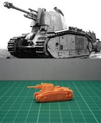 1/144 WWII German 10.5cm leFH 18/3 auf.B2(f) (fine detail) Resin kit (#GER99)
