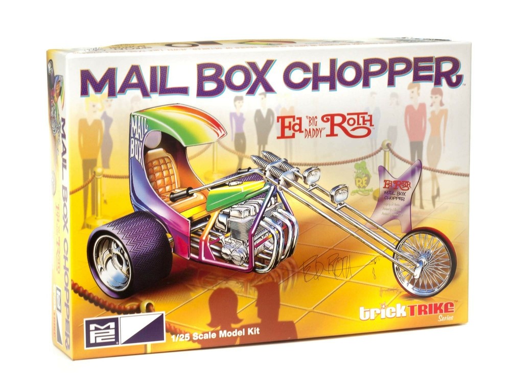 Skill 2 Model Kit Mail Box Chopper Trike (Ed Big Daddy Roth’s) Trick Trikes S…