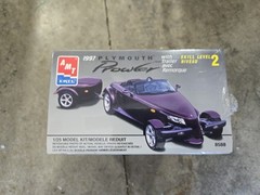 🔥AMT ERTL 1997 Plymouth Prowler with Trailer Model Kit 8588 1/25 Scale