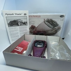1997 Testors Plymouth Prowler pre-painted die cast metal model kit Opened