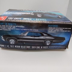AMT 1967 Chevy Impala Supernatural Model Car Kit Black New Opened Box Package