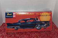 Revell Cadillac Eldorado Brougham Model Kit 1244 Sealed Vintage w/ Figures