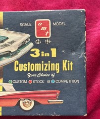 AMT 3 in 1 customizing Kit #139 BOX ONLY 1959 Mercury Hardtop