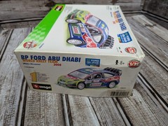 Bburago BP Ford ABU Dhabi Rally Car Diecast Model Kit Mikko Hirvonen 2008