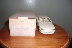 Ertl/AMT 1990 Chevy Beretta GTZ Promo Car with Original Box, White, New Cond.