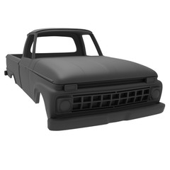 1/25 Scale Resin 1965 Ford F100 Long Bed 3D Printed