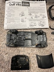 Fujimi Volkswagen Golf VR6 1/24 Model Kit #120935 (STARTED / READ)