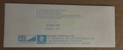 RARE VTG MPC WARLORD CHEVY CAMARO FUNNY CAR # 1-2703-225 ISSUED 1972 COMPLETE