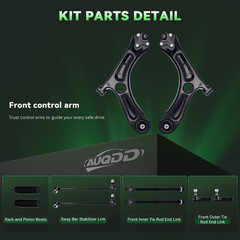 2011-2018 for Volkswagen Jetta Front End Suspension Kit 10pcs – Compatible Repla