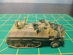 Africa Corps 1/72 1/87 ? Army Tank Trucks Built Model WW II German Tan Tracked