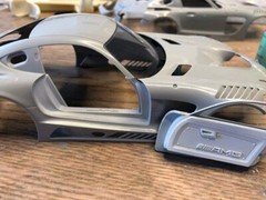 HD 1/24 Mercedes Benz AMG GT3 Door & Engine Detail Upset for Tamiya from Jp 5369