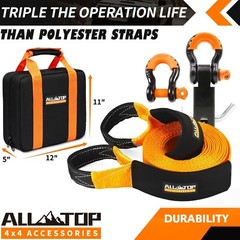 Durable Nylon Recovery Kit with 35,000lb Strength: Complete SUV Solution