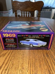 AMT 1/25 1969 Ford Torino Cobra Fastback Plastic Model Kit #1217 NOB !