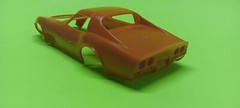 1970 Corvette LT-1 ZR-1 Amt 1/25 Body Glass Windshield Hood Tail Lights Bumpers