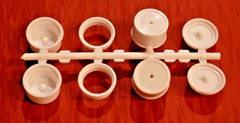 AMT Fiat Altered Drag Car Wheels 1/25