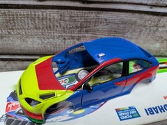 Bburago BP Ford ABU Dhabi Rally Car Diecast Model Kit Mikko Hirvonen 2008