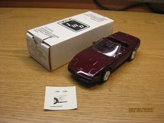 1993 Corvette Convert promo 1/25 scale, NEW IN BOX WITH ORIGINAL TISSUE & LABELS