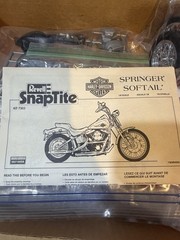 Revell SnapTite Harley Davidson Springer Softail 1:8 Plastic Model Kit Started
