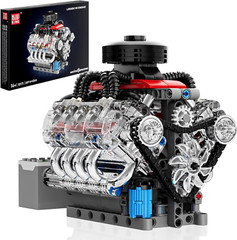 Mini V8 Engine Kits That Runs, Build Your Own Visible Car Motor, Physical Scienc