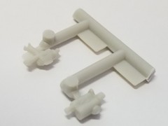 1958 Edsel Pacer BRAKE MASTER CYLINDER & STEERING BOX from AMT 1:25 Model Kit 58