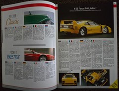 Pocher 1/8 car model catalogs: 1985, 1991, 1992, 1994, one undated & one recent